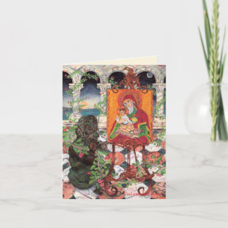 Folded Holiday Card Feiertagskarte