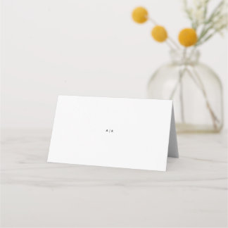 Folded Place Card, Fold Style: Horizontal, Paper: Platzkarte