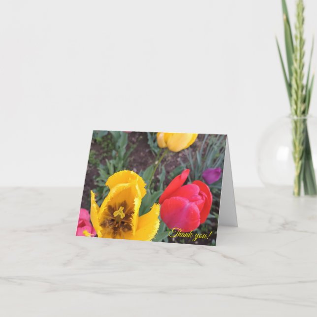 Folded Thank You Card Dankeskarte (Vorderseite)