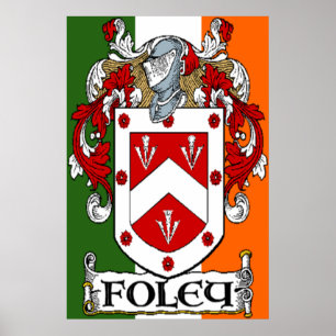 Foley Coat of Arms Print Poster