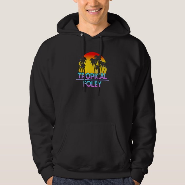 Foley Minnesota Funny Ironic Weather 1 Hoodie (Vorderseite)