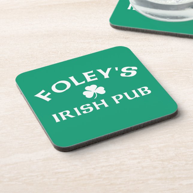 Foley's Irish Pub Getränkeuntersetzer (Linke Seite)