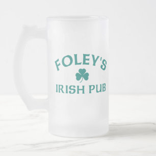 Foley's Irish Pub Mattglas Bierglas