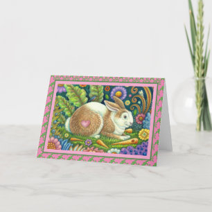 FOLGE ART RABBIT, BLUEBIRD, SECRET GARDEN Blank Karte