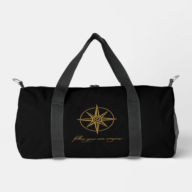 Folge deinem Kompass Duffle Bag (Vorderseite)