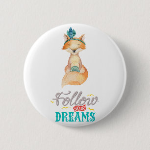 Folge Deinen Träumen Fuchs Button