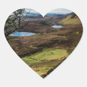 Folge deinen Träumen! Herz-Aufkleber