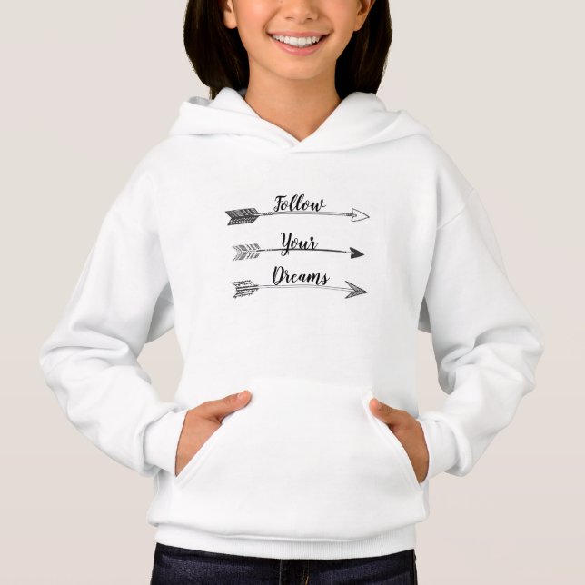 Folge deinen Träumen Hoodie (Vorderseite)
