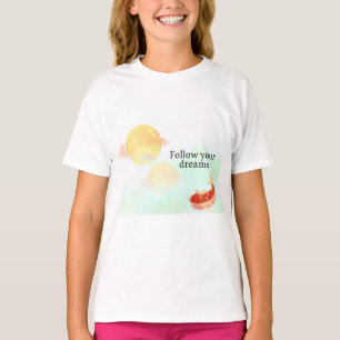 Folge Deinen Träumen Inspirierendes Koi-Fisch T- T-Shirt