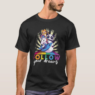 Folge deinen Träumen, Kind Tiere T-Shirt