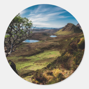 Folge deinen Träumen! Runder Aufkleber