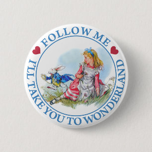 Folge mir - ich bringe dich nach Wunderland! Button
