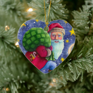 FOLGE ST. NICK-TIPTOS AUF ROOFTOPS MIT SPIELBAND KERAMIK ORNAMENT