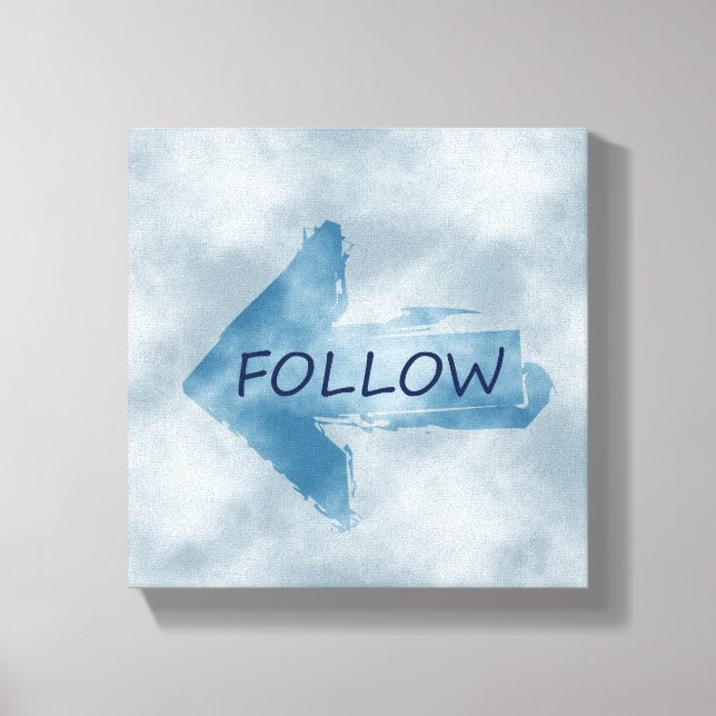 Folgen Leinwanddruck (Vorderseite)