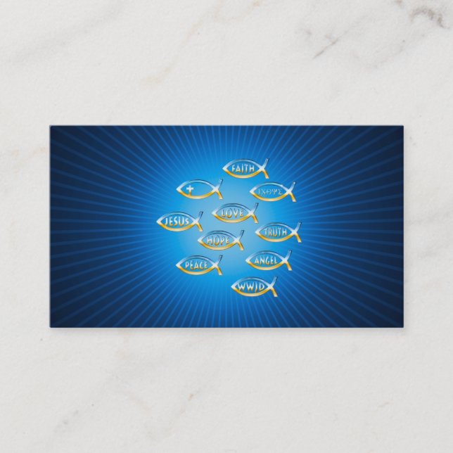 Folgen Sie Anteil Jesuss | Ihr Glaube Visitenkarte (Vorderseite)