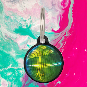 Folgen Sie dem Aufruf des Disco-Balls Haustiermarke