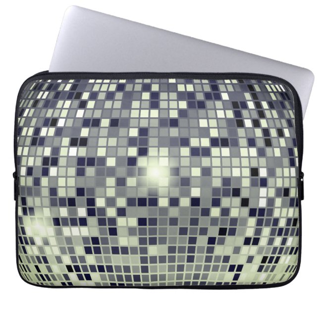 Folgen Sie dem Aufruf des Disco-Balls Laptopschutzhülle (Vorderseite)