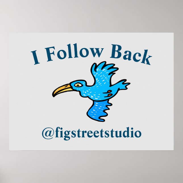 Folgen Sie dem Blue Bird, Poster (Vorne)