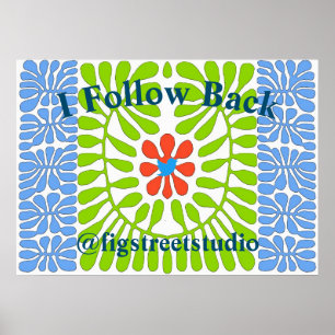 Folgen Sie dem "Blue Bird", Poster