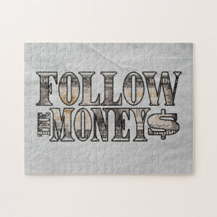Folgen Sie dem Geld ~ Bill Puzzle