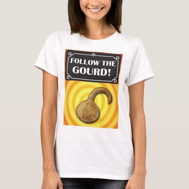 Folgen Sie dem Kürbis! T-Shirt (Vorderseite)