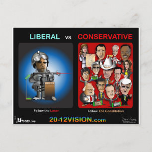 Folgen Sie dem Laser Postkarte