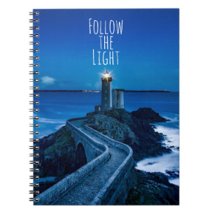 Folgen Sie dem Leuchtturm Notizblock