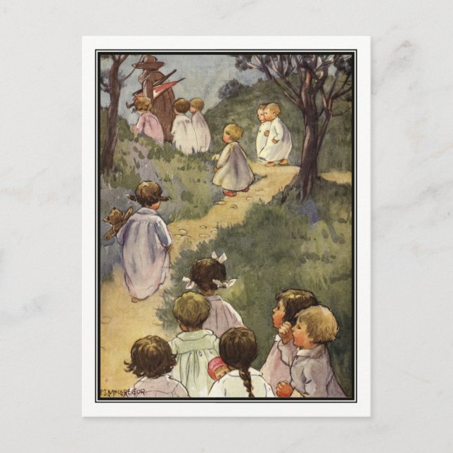 Folgen Sie dem Mann in Brown von Angusine MacGrego Postkarte (Vorderseite)