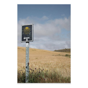 Folgen Sie dem Pfeil Poster