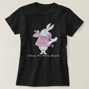 Folgen Sie dem weißen Kaninchen T-Shirt
