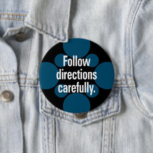 Folgen Sie den Anweisungen sorgfältig Weiße Aquama Button