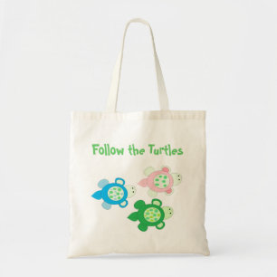 Folgen Sie den Turtles Tragetasche