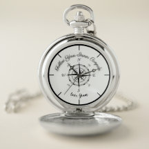 Folgen Sie der internen Compass-Pocket-Uhr