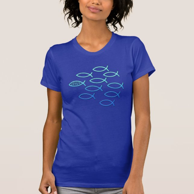 Folgen Sie ihm | Jesus T-Shirt (Vorderseite)