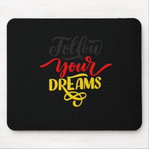 Folgen Sie Ihrem Dreams Colors Germany Sticker Mousepad