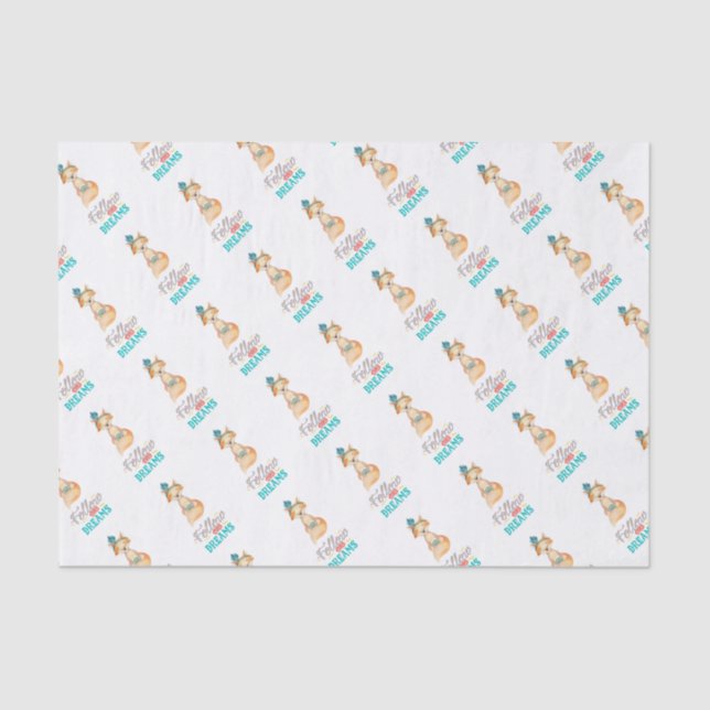 Folgen Sie Ihrem Dreams Fox Seidenpapier (Vorderseite)