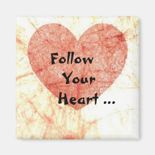 Folgen Sie Ihrem Herz-Quadrat-Magneten Magnet