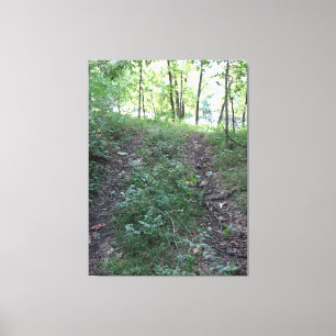 Folgen Sie Ihrem Herz von der Straße! Leinwanddruck