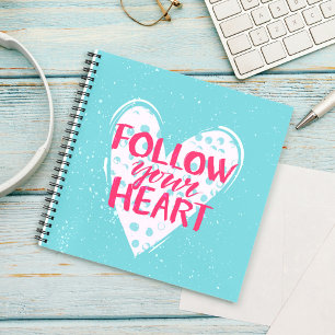 Folgen Sie Ihrem Herzen Notizbuch
