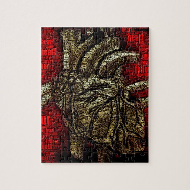 Folgen Sie Ihrem Herzen Puzzle (Vertikal)