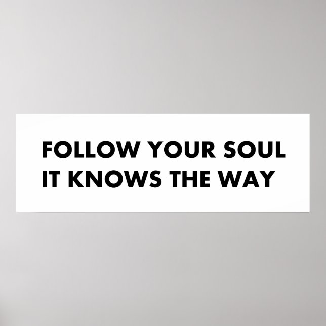 Folgen Sie Ihrem Soul Poster (Vorne)