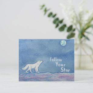 Folgen Sie Ihrem Stern Himmels-Postkarte Postkarte