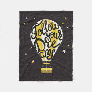 Folgen Sie Ihrem Traum-Ballon Fleecedecke