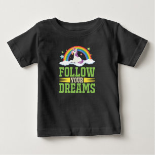 Folgen Sie Ihrem Traum Unicorn T-Shirt - Kinder