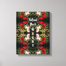 Folgen Sie Ihren Herz-Rose Abstrakt Inspiration