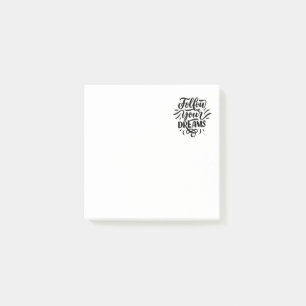 FOLGEN SIE IHREN SPRACHEN POST-IT KLEBEZETTEL