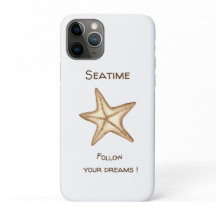 Folgen Sie Ihren Träumen Aquarell Seatime Starfish