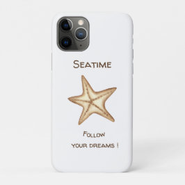 Folgen Sie Ihren Träumen Aquarell Seatime Starfish Case-Mate iPhone Hülle