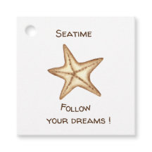 Folgen Sie Ihren Träumen Aquarell Seatime Starfish
