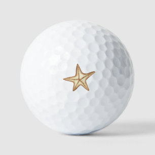 Folgen Sie Ihren Träumen Aquarell Seatime Starfish Golfball